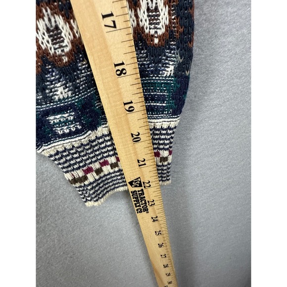 Vintage CT Design Nordic Knit Sweater Mens Size L‎ Abstract Multicolor Dad Cosby - Picture 8 of 11